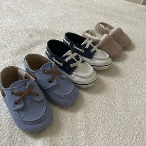 Baby Boy 3 pair of shoes Janie and Jack